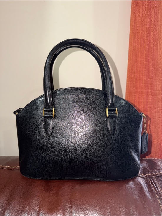 Coach Handbags - ‼️Vintage Coach Black Leather Satchel